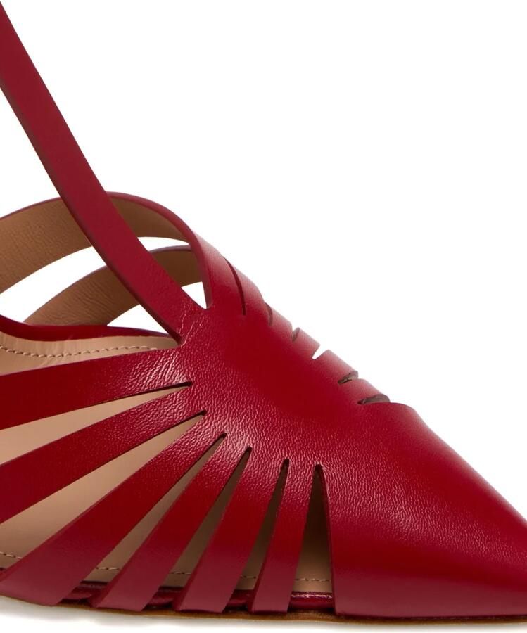 Malone Souliers 90mm Jennifer pumps Rood - Foto 2
