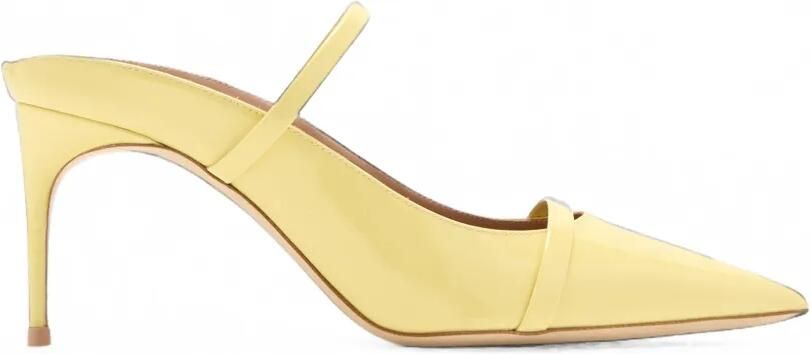 Malone Souliers Aurora lakleren muiltjes Geel