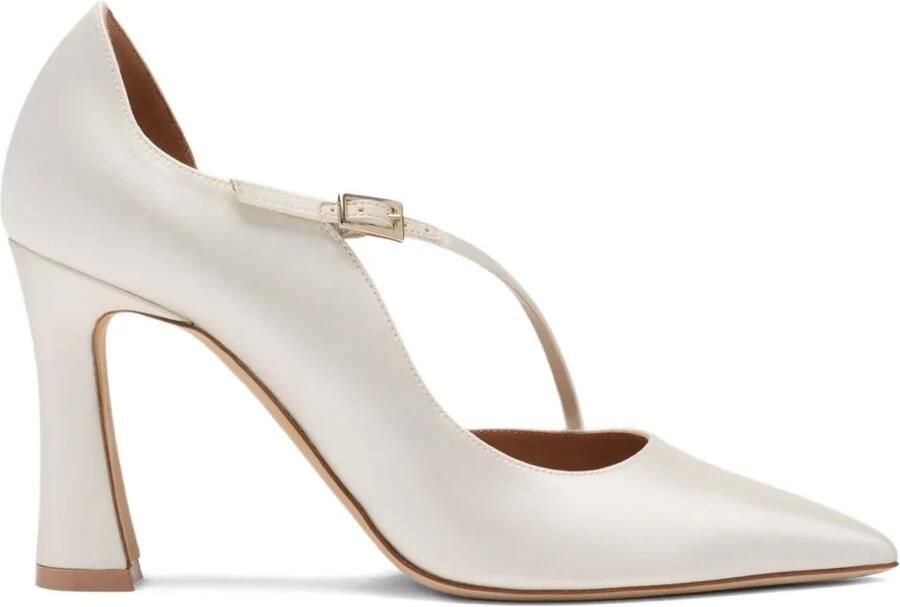 Malone Souliers Bettina pumps met gesp Wit