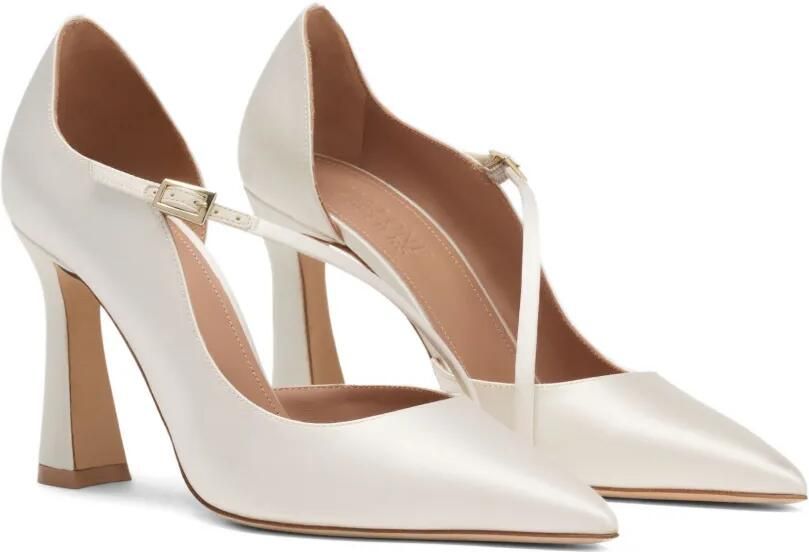 Malone Souliers Bettina pumps met gesp Wit - Foto 5