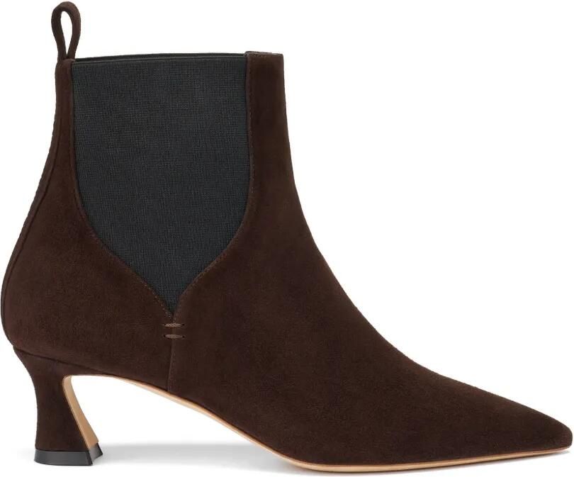 Malone Souliers Carolyn suède enkellaarzen Bruin