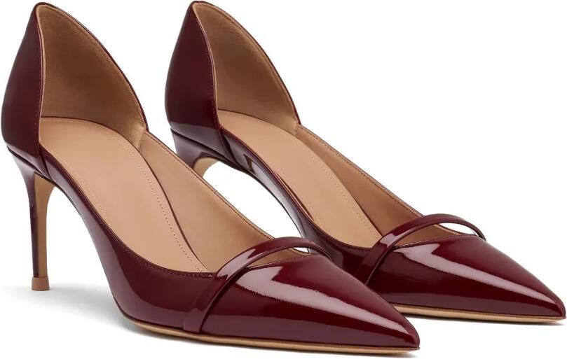Malone Souliers Crawford pumps met puntige neus Rood - Foto 4