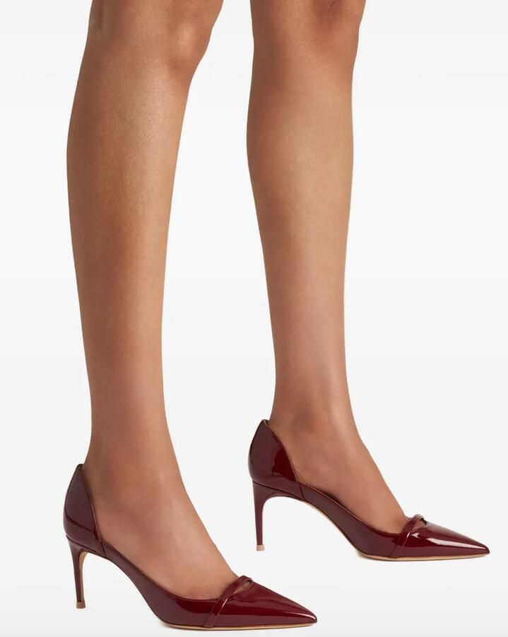Malone Souliers Crawford pumps met puntige neus Rood - Foto 3