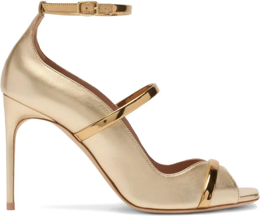 Malone Souliers Cynthia leren sandalen Goud