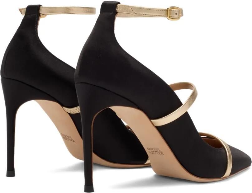 Malone Souliers Diaz pumps met hak Zwart - Foto 4