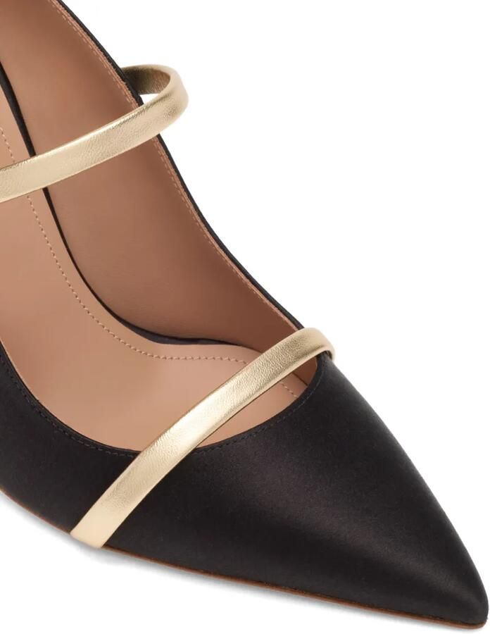 Malone Souliers Diaz pumps met hak Zwart - Foto 3