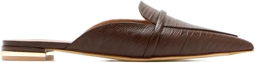 Malone Souliers Doramu muiltjes met puntige neus Bruin