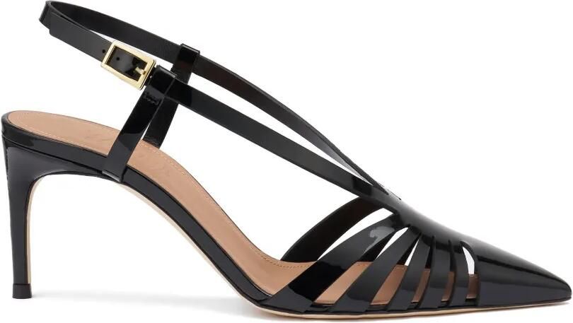 Malone Souliers Janette lakleren pumps Zwart