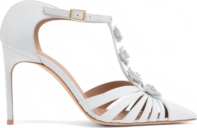 Malone Souliers Jennifer sandalen met bloemendetail Wit