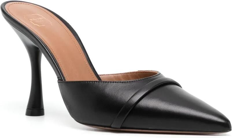 Malone Souliers Joella muiltjes met puntige neus Zwart
