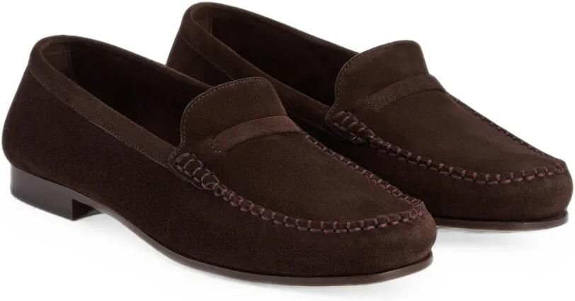 Malone Souliers Knightsbridge suède loafers Bruin - Foto 4