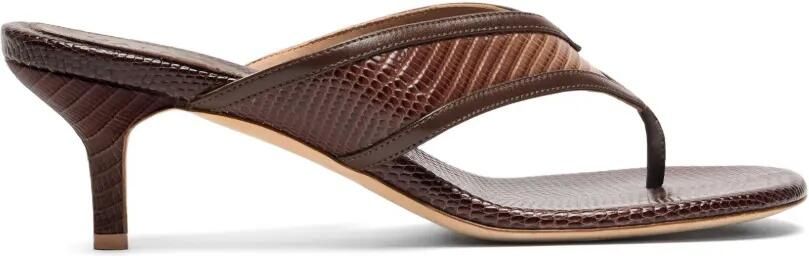 Malone Souliers Koko leren sandalen met kleurverloop Bruin