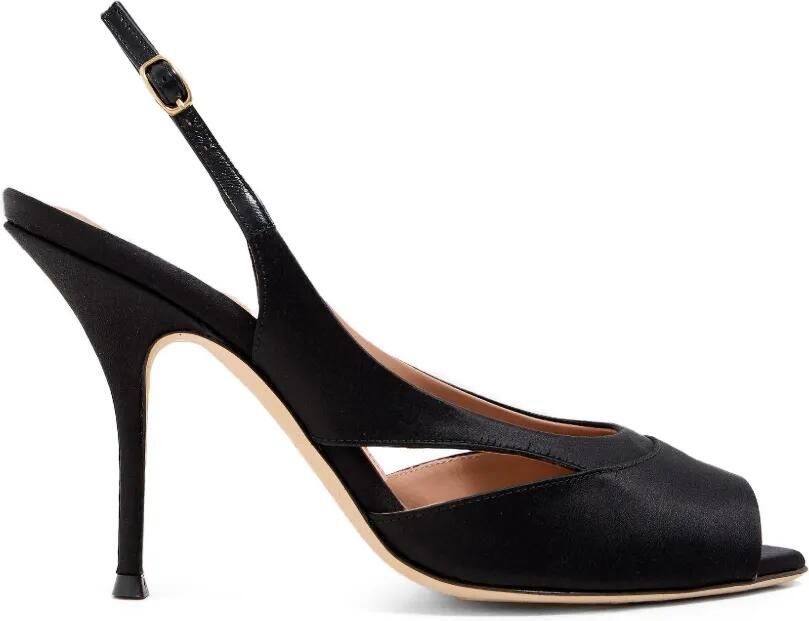 Malone Souliers Larsa peep-toe sandals Zwart