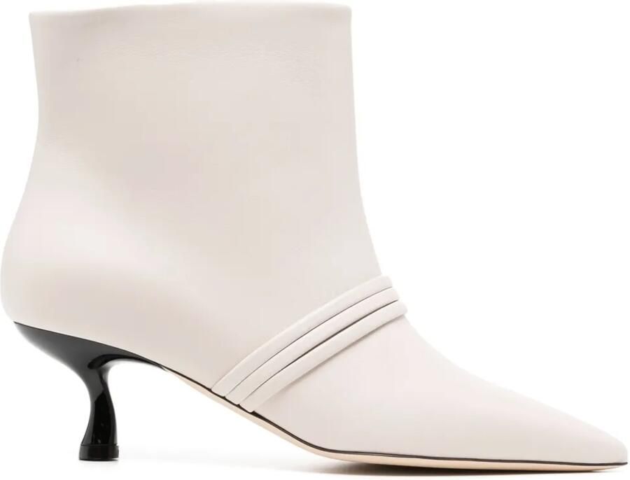 Malone Souliers Lionne 45 leren enkellaarzen Beige
