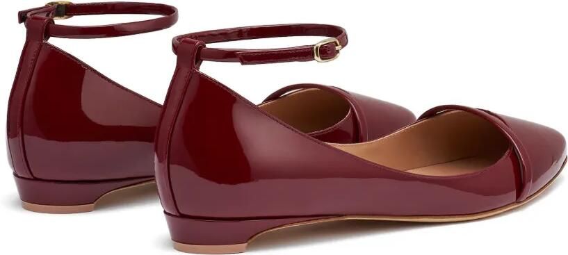 Malone Souliers Mary Jane lakleren ballerina's Rood - Foto 5