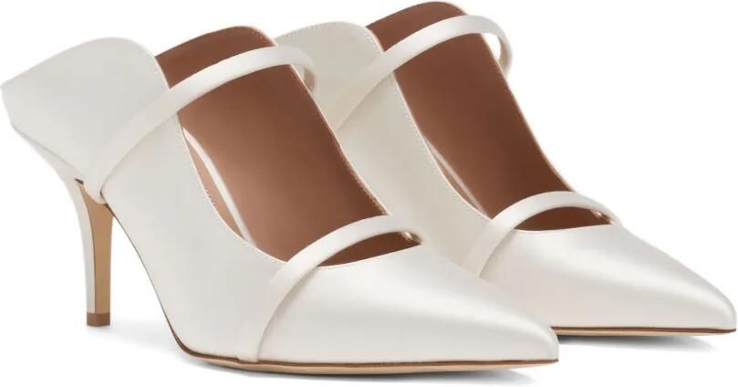 Malone Souliers Maureen 70 mm muiltjes Wit - Foto 4