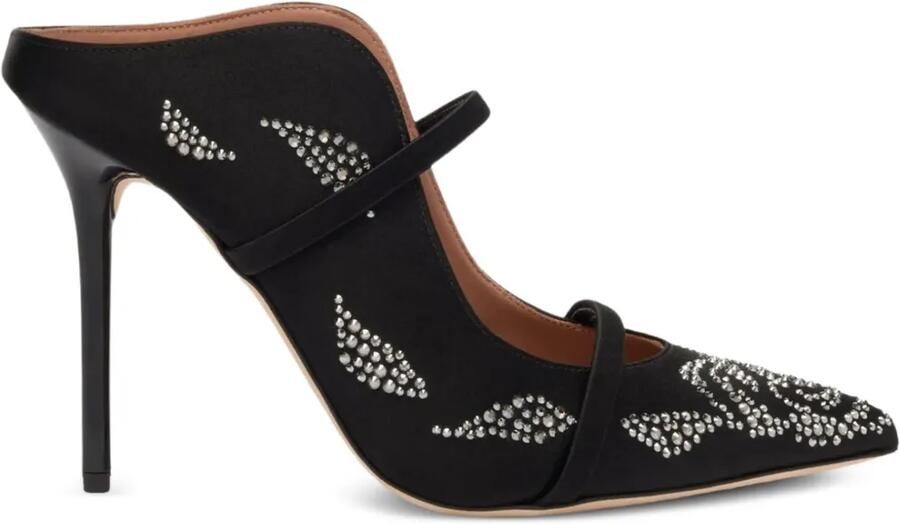 Malone Souliers Maureen 70 mm muiltjes Zwart