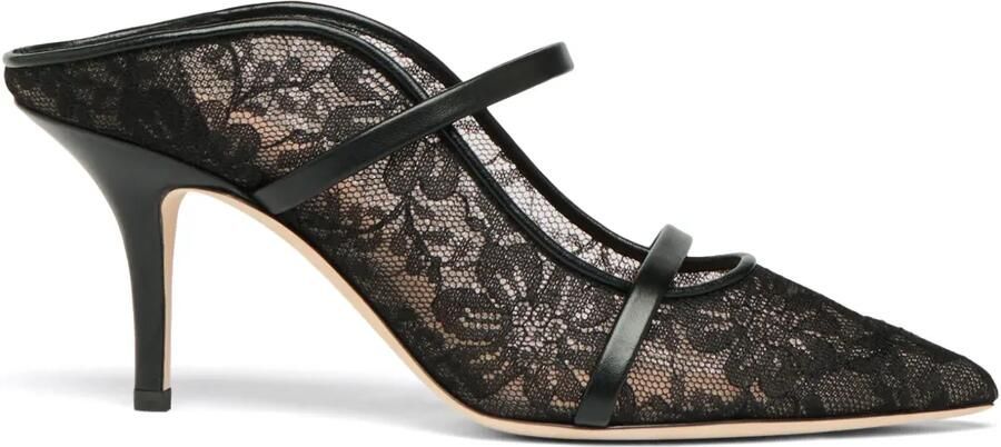 Malone Souliers Maureen 70mm muiltjes Zwart