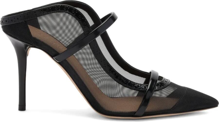 Malone Souliers Maureen 85mm muiltjes Zwart