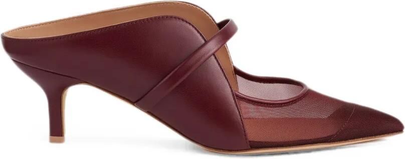 Malone Souliers Maureen Arc muiltjes met mesh vlakken Rood