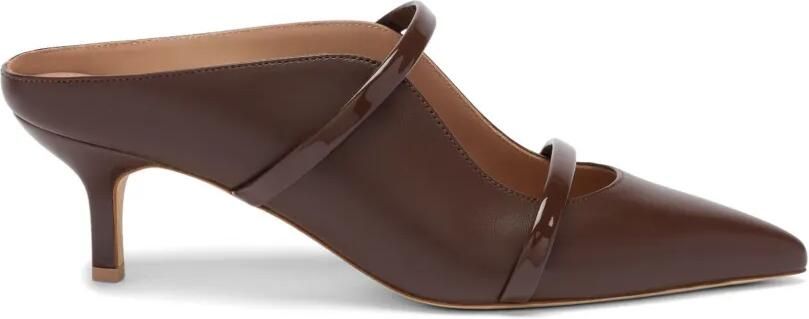 Malone Souliers Maureen leren muiltjes Bruin