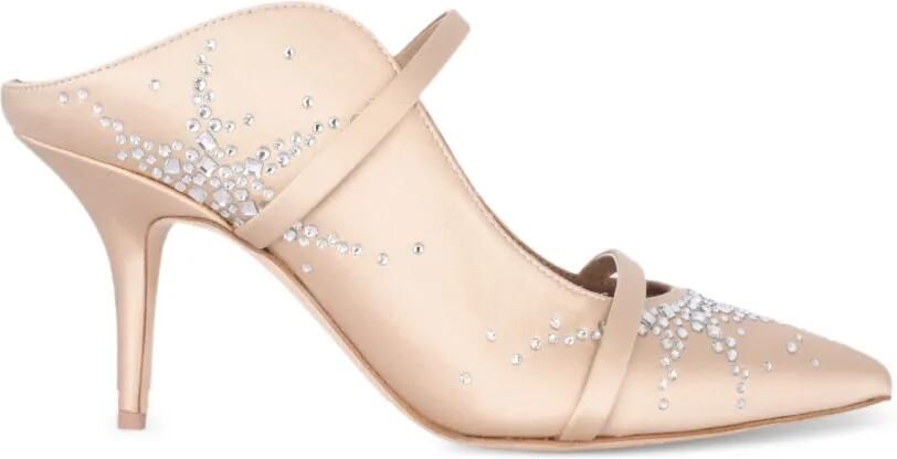 Malone Souliers Maureen muiltjes verfraaid met stras Roze