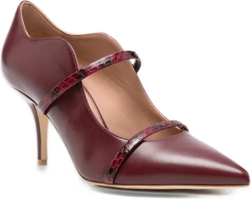 Malone Souliers Maureen snake-effect pumps Rood - Foto 2