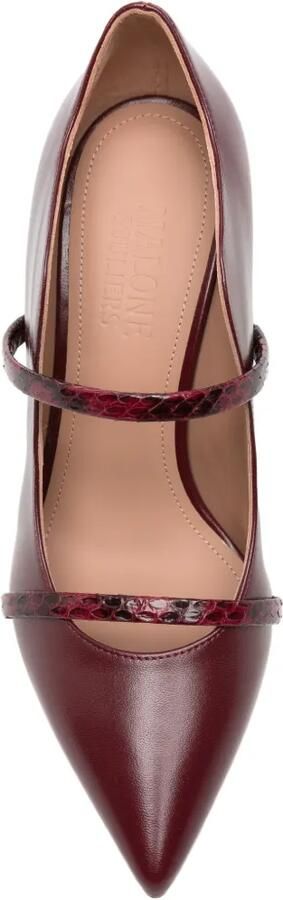 Malone Souliers Maureen snake-effect pumps Rood - Foto 4