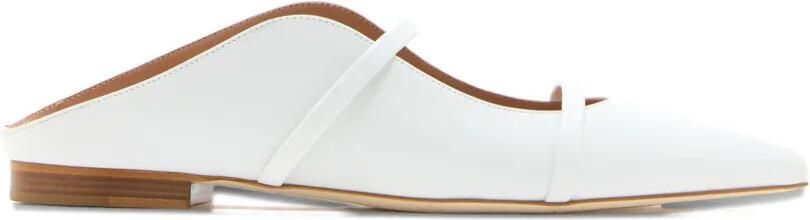 Malone Souliers Muiltjes met bandje Wit
