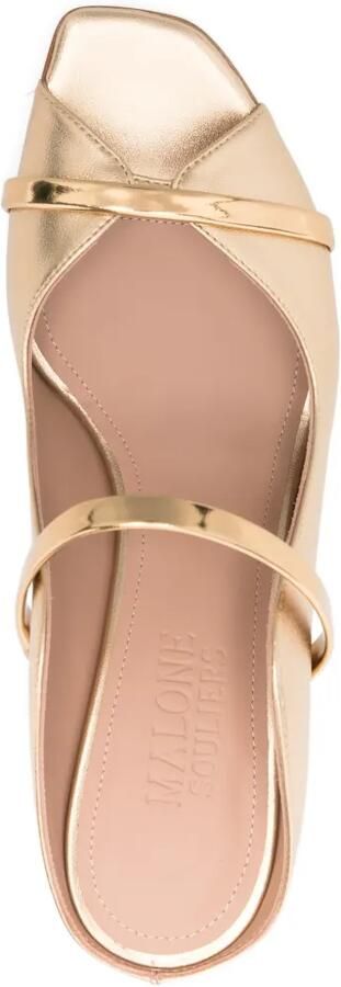Malone Souliers Noah sandalen met bandje Goud