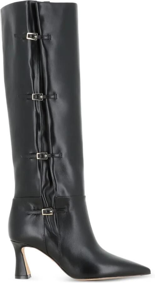 Malone Souliers Nolan laarzen met puntige neus en gespdetail Zwart