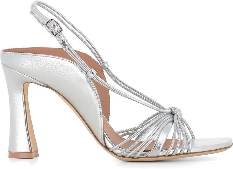 Malone Souliers Nomi leren sandalen Zilver