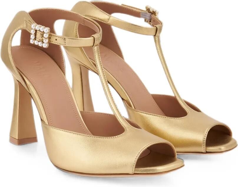 Malone Souliers Nomi sandalen met hak Goud - Foto 4
