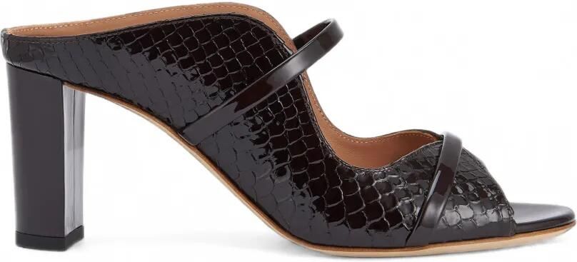 Malone Souliers Norah leren sandalen met hak Bruin