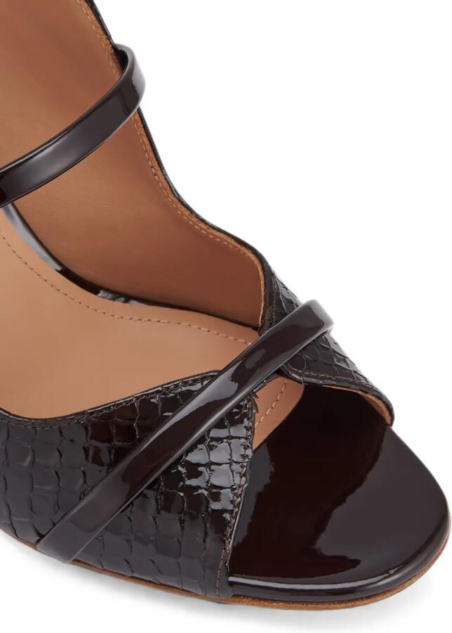 Malone Souliers Norah leren sandalen met hak Bruin - Foto 3