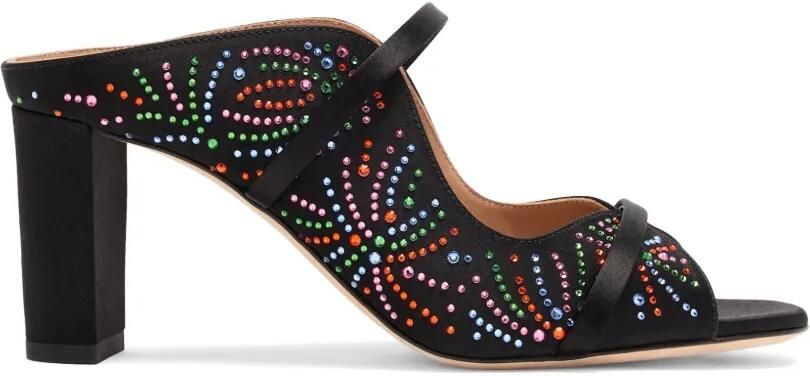 Malone Souliers Norah sandalen met blokhak Zwart