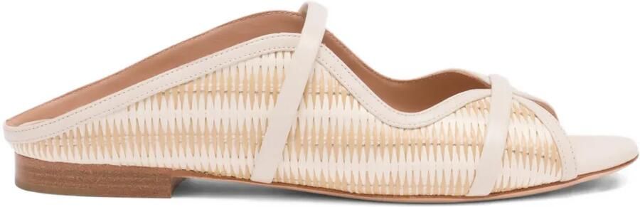 Malone Souliers Norah sandalen met streepdetail Beige
