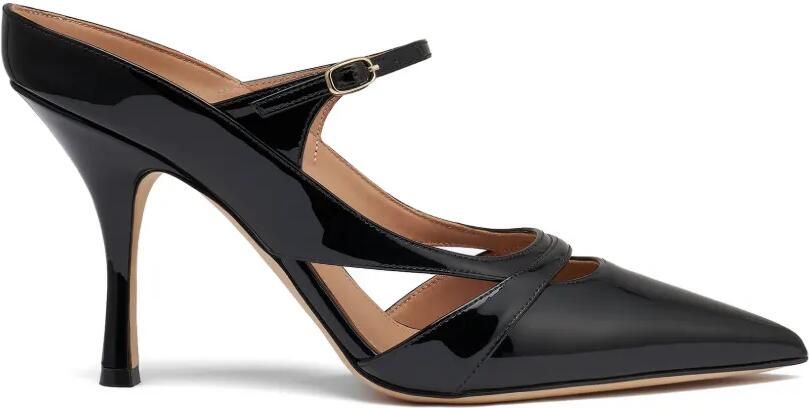 Malone Souliers Patty lakleren muiltjes Zwart