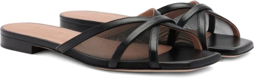 Malone Souliers Perla platte sandalen Zwart