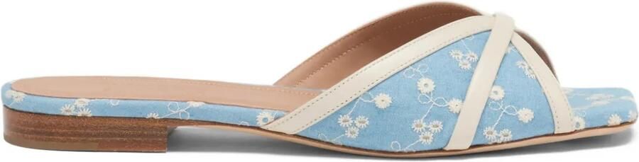 Malone Souliers Perla sandalen met bloemenprint Blauw - Foto 1