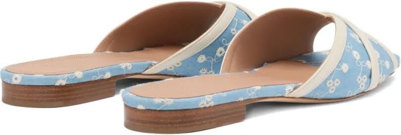 Malone Souliers Perla sandalen met bloemenprint Blauw - Foto 4