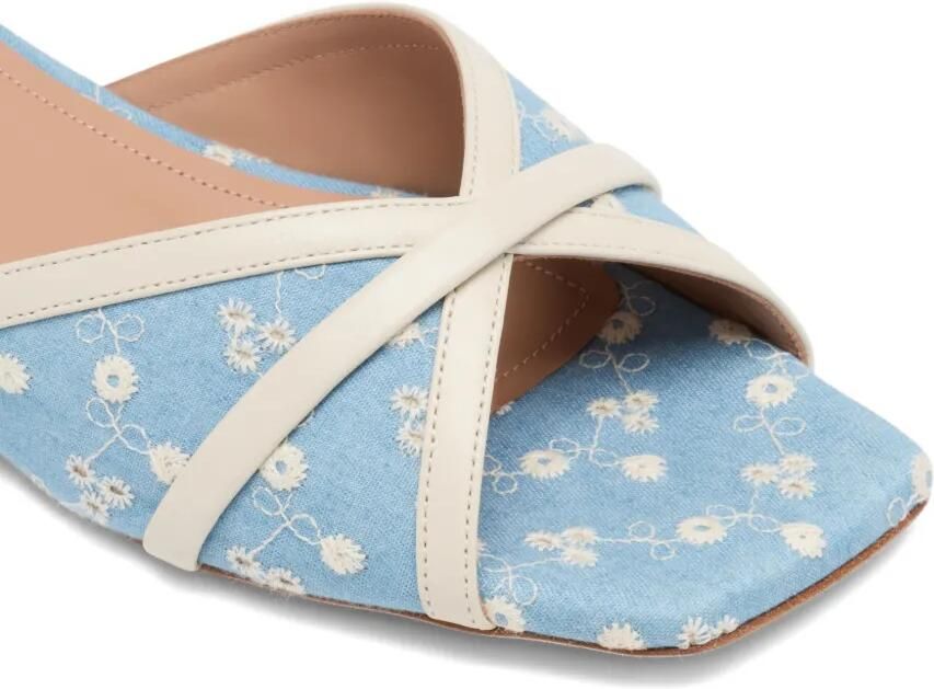 Malone Souliers Perla sandalen met bloemenprint Blauw - Foto 3