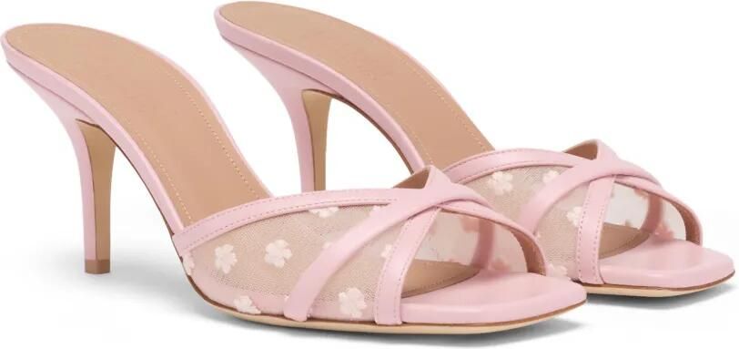 Malone Souliers Perla sandalen met geborduurde bloemen Roze - Foto 4