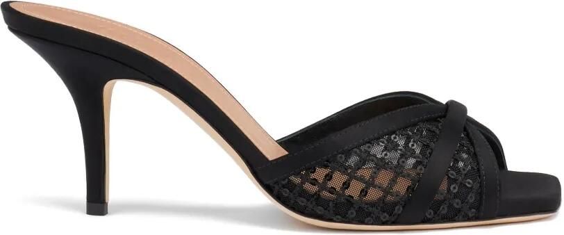 Malone Souliers Perla sandalen met pailletten Zwart