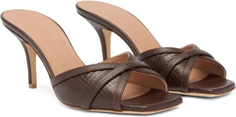 Malone Souliers Perla sandalen met reliëf Bruin - Foto 4