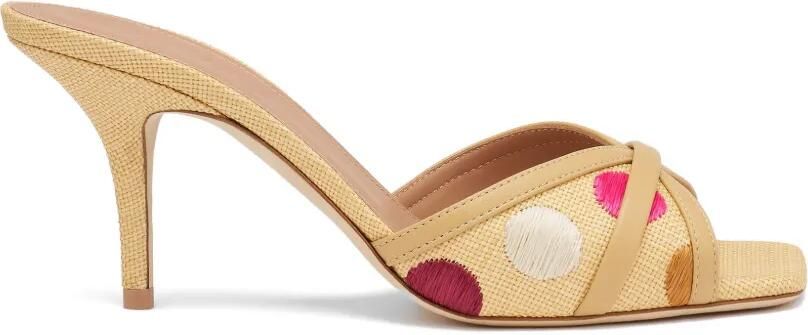 Malone Souliers Perla sandalen met stippen Beige