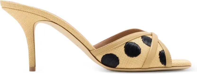Malone Souliers Perla sandalen met stippen Beige