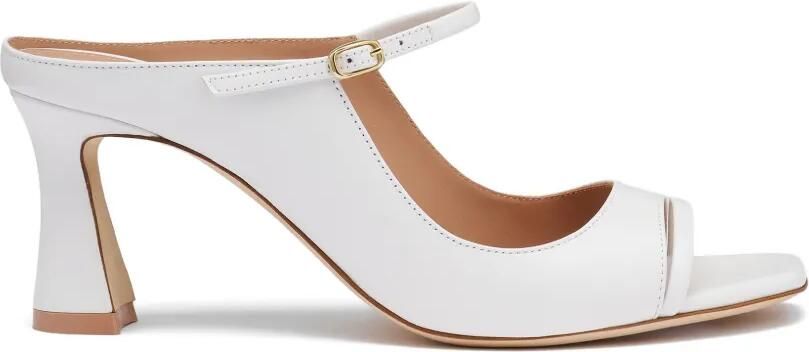 Malone Souliers Rania muiltjes met gespsluiting Wit