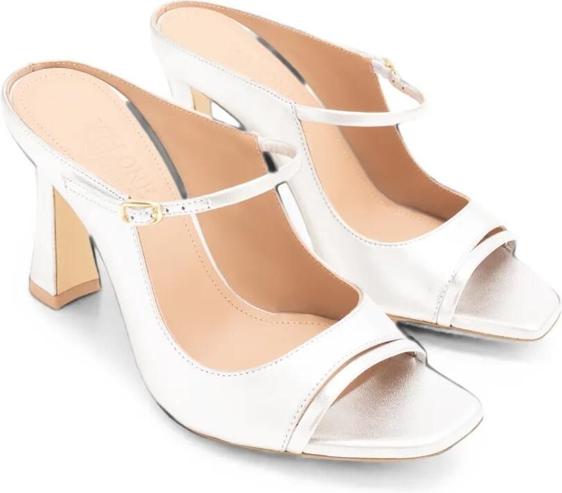 Malone Souliers Rania sandalen met gespbandje Zilver - Foto 3
