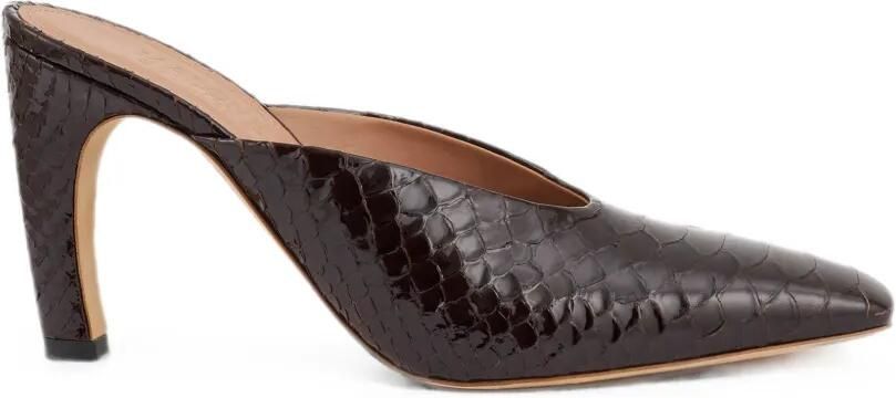 Malone Souliers Rowe leren muiltjes Bruin